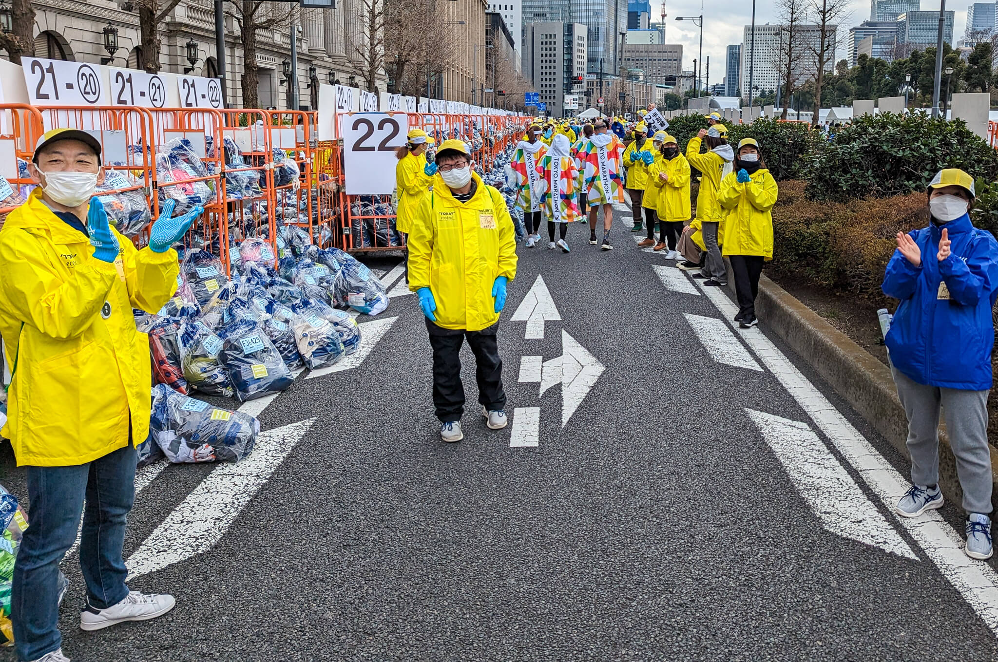 2023 Tokyo Marathon volunteers