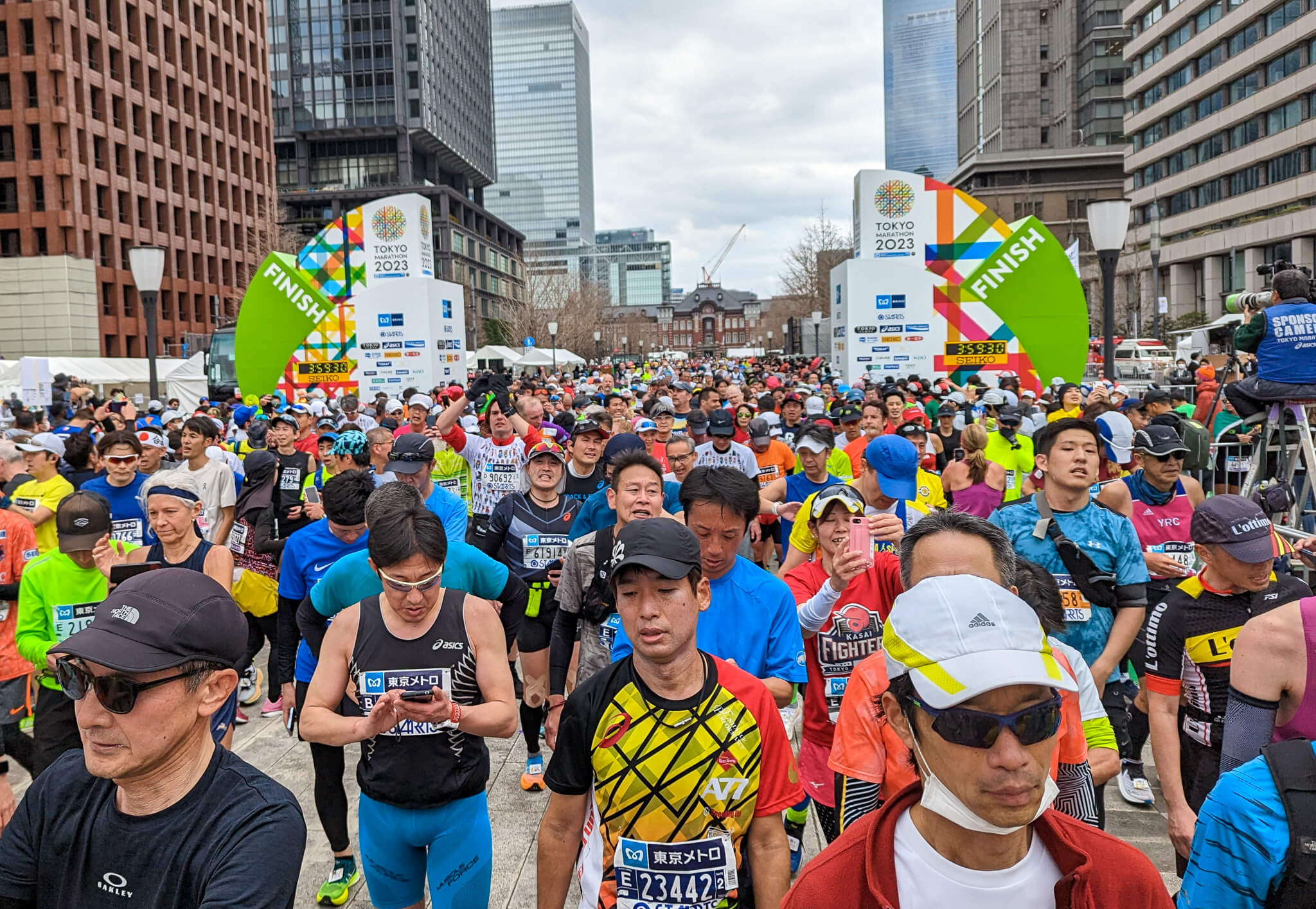 2023 Tokyo Marathon - the finish line