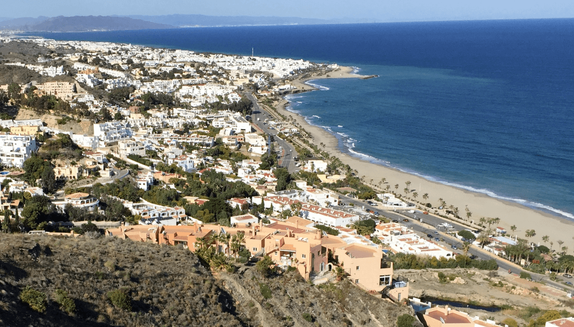 Mediterranean coastline with white and pastel houses - Moral Letters to Lucilius