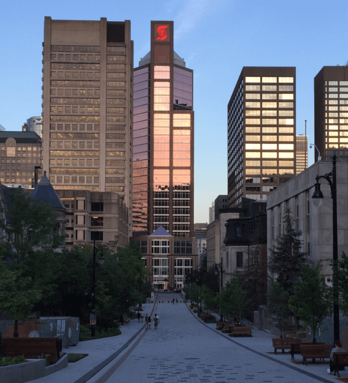 Skyscrapers with sunlight reflecting on windows - Moral Letters to Lucilius