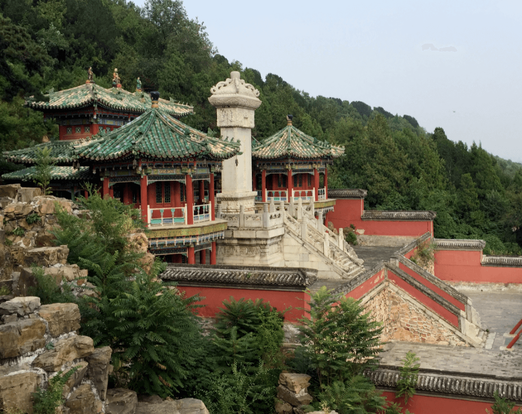 Asian-style buildings in mountains - Moral Letters to Lucilius