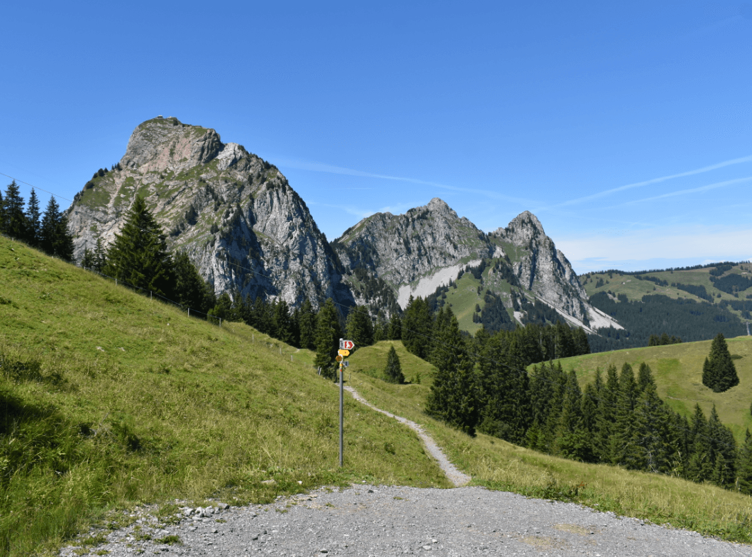 An empty hiking trail leading to craggy mountains - Moral Letters to Lucilius