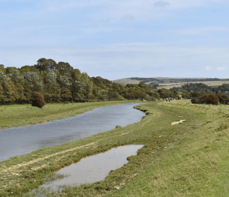 River running through green fields - Moral Letters to Lucilius